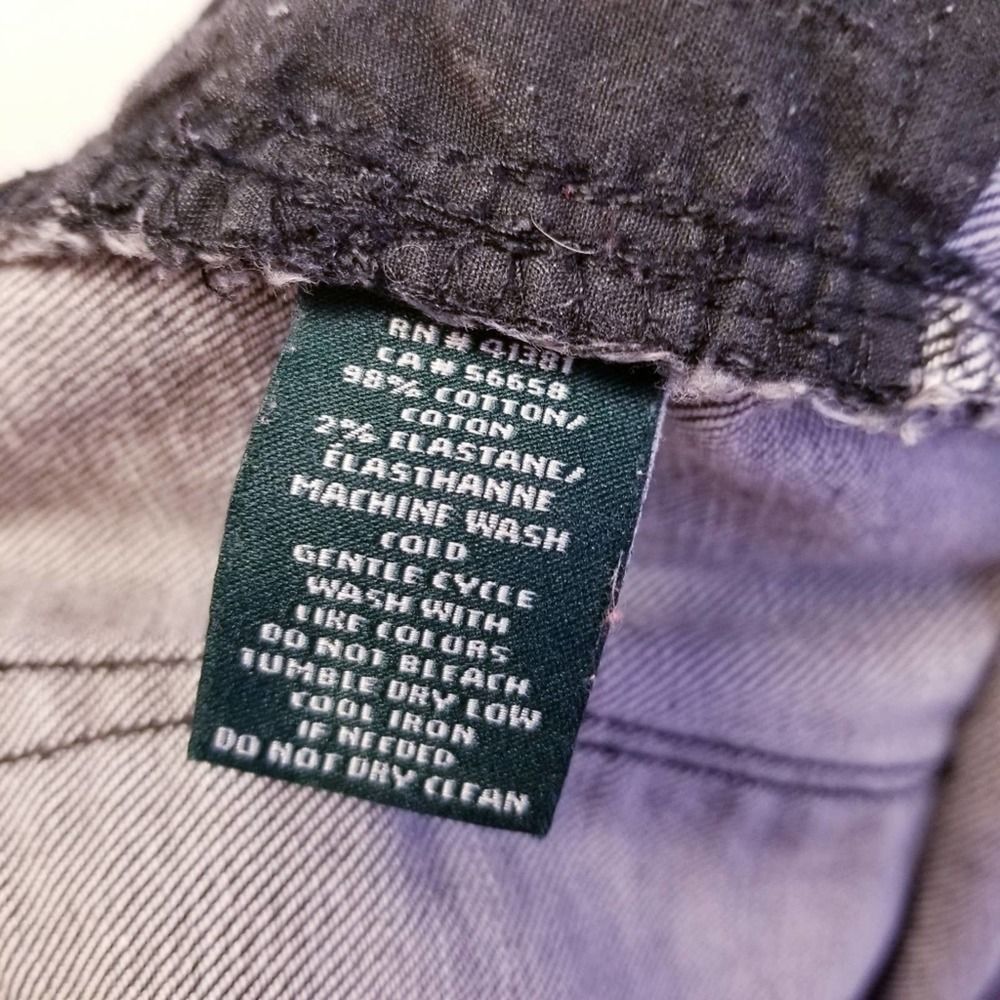 Ralph lauren Jeans black gray size 8 - Picture 2 of 11